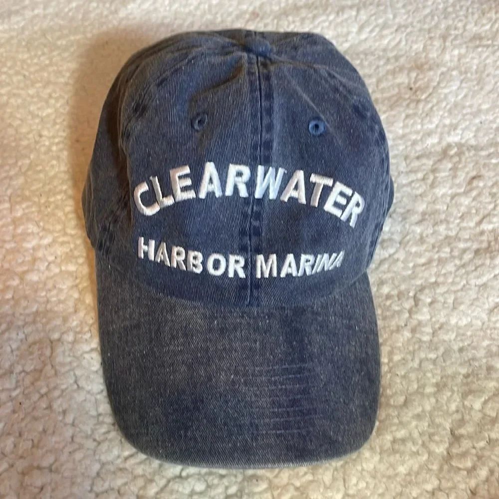 Clearwater Harbor Marina denim hat
